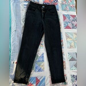 Marithe Francois Girbaud Black Stonewash Denim Jeans